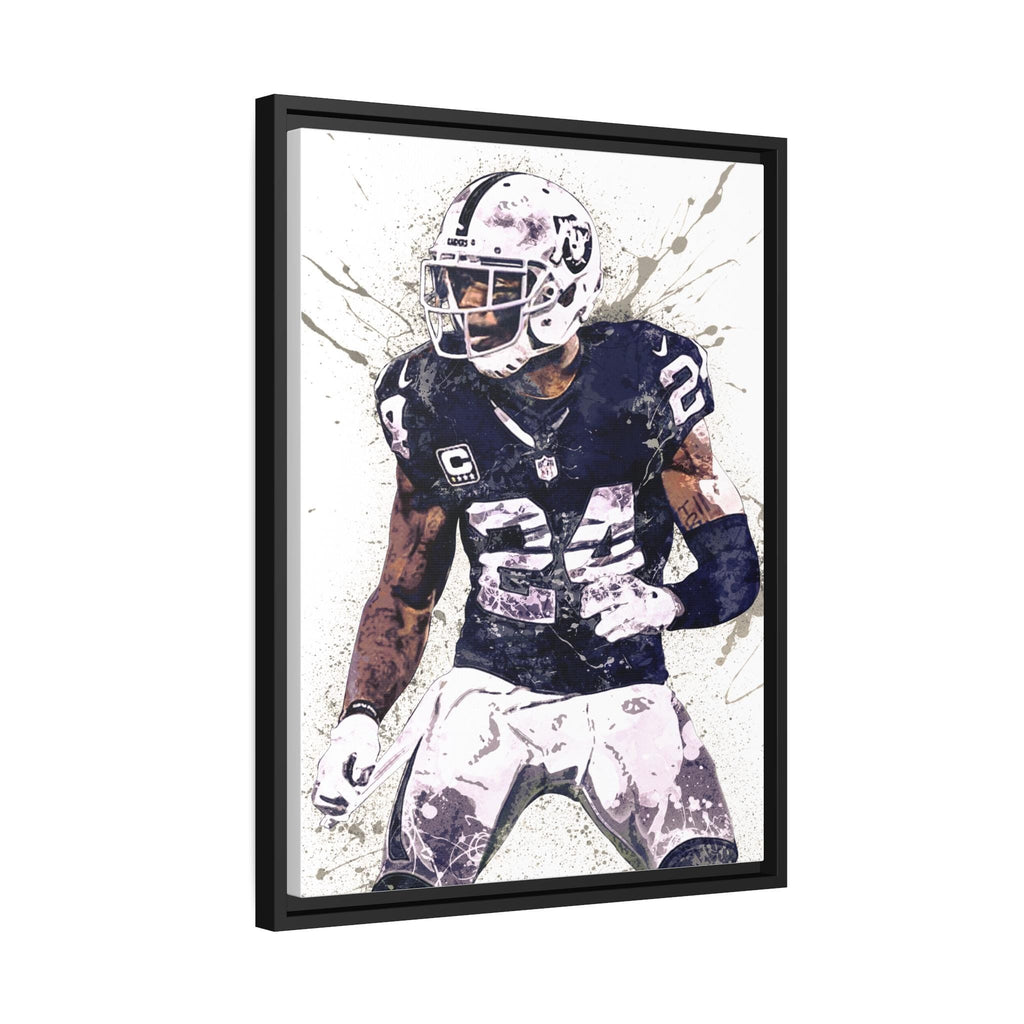 Charles Woodson Poster, Las Vegas Raiders, Gallery Canvas Wrap or Premium Poster, Fine Art, Man Cave, Kids room, Office