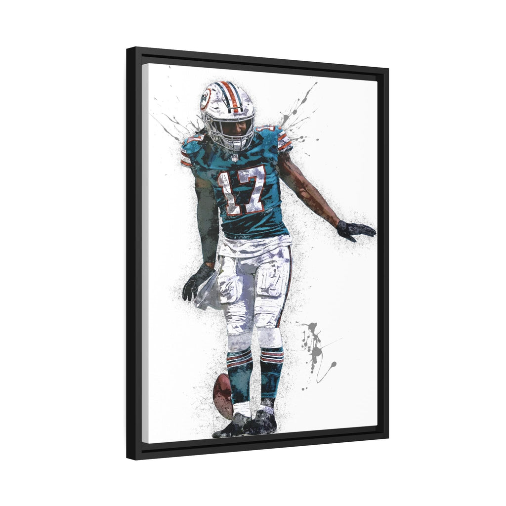 Jaylen Waddle Poster, "Touchdown Dance", Miami Dolphins, Gallery Canvas Wrap or Premium Poster, Fine Art, Man Cave, Kids room