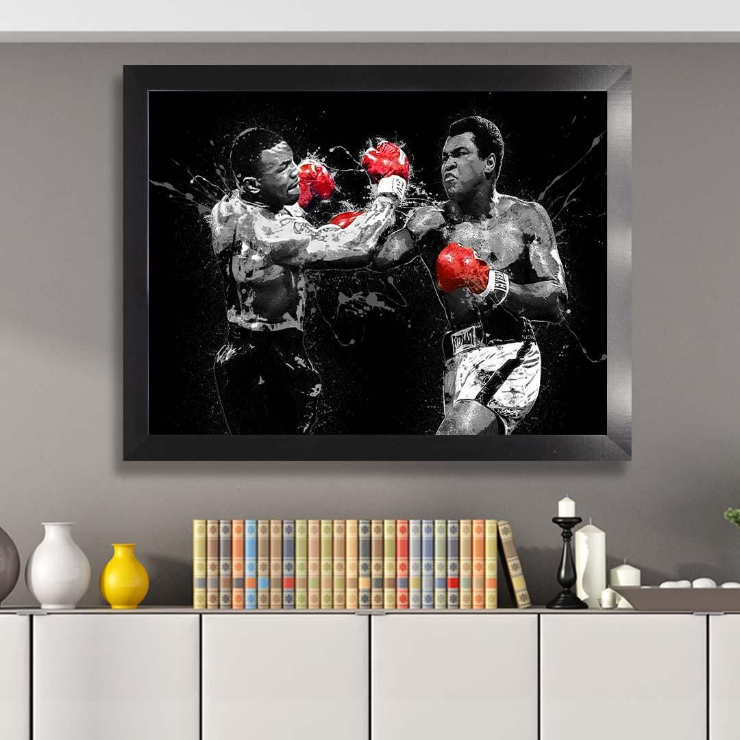Mike Tyson, Muhammad Ali Poster, Gallery Canvas Wrap or Premium Poster, Gym Room, Fine Art Quality, Man Cave, Kids room