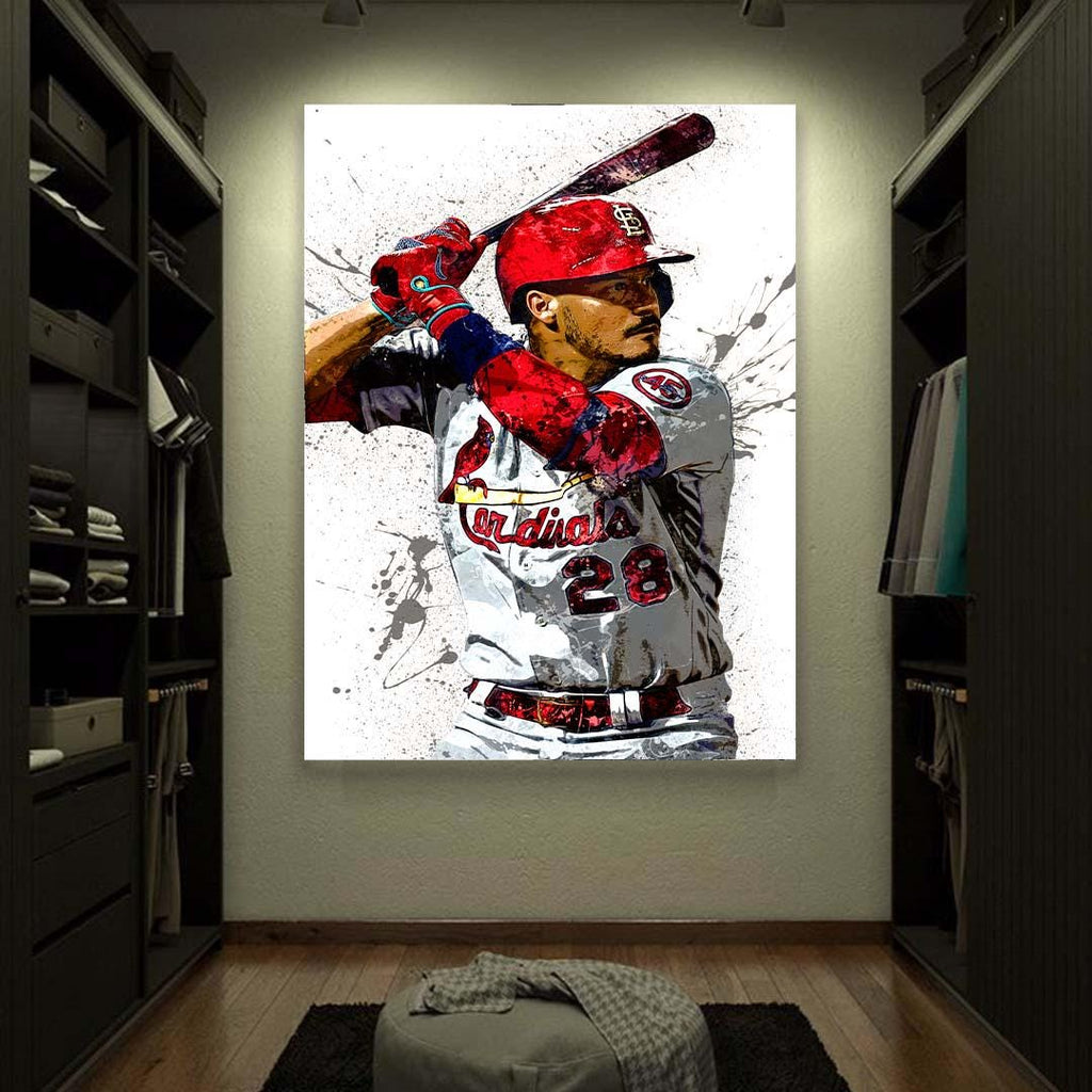 Nolan Arenado Poster, St. Louis Cardinals, Gallery Canvas Wrap or Museum-Quality Poster, Man Cave, Kids room, Dorm Room, Kids Room