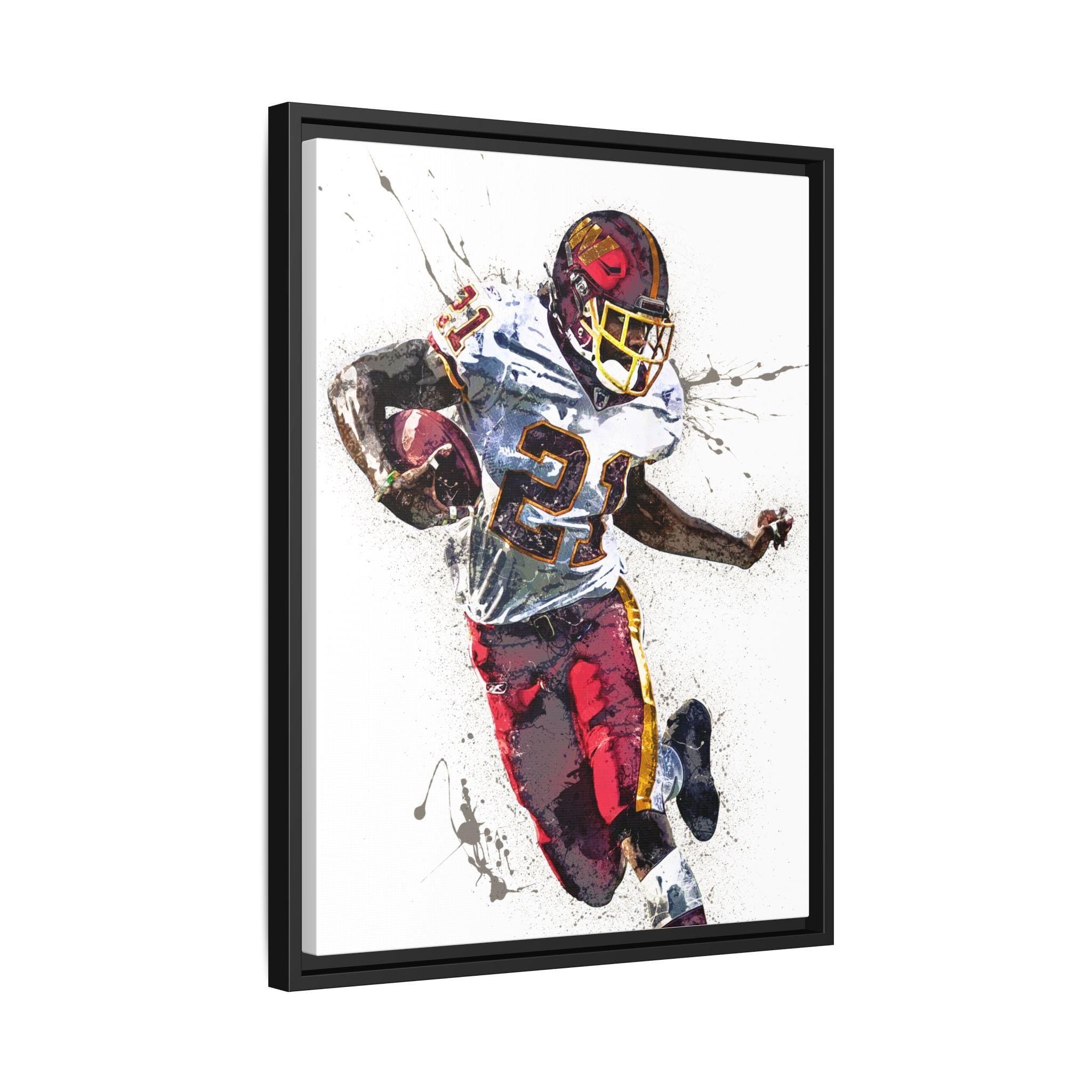 Sean Taylor Poster, Washington Commanders, Gallery Canvas Wrap or Premium Poster, Fine Art, Man Cave, Kids room