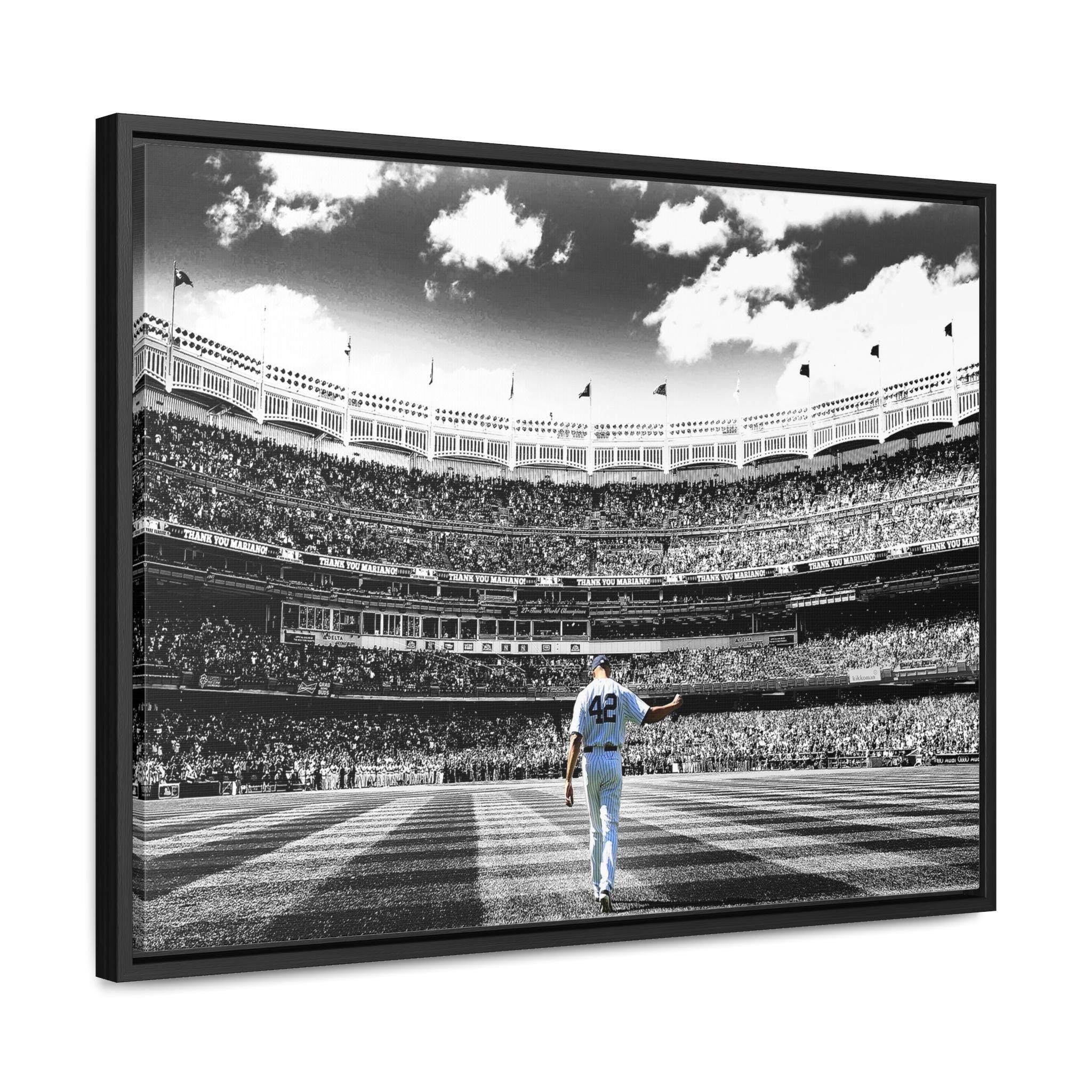 Mariano Rivera NY Yankees Art: Baseball Canvas Wrap or Fine Art Poster