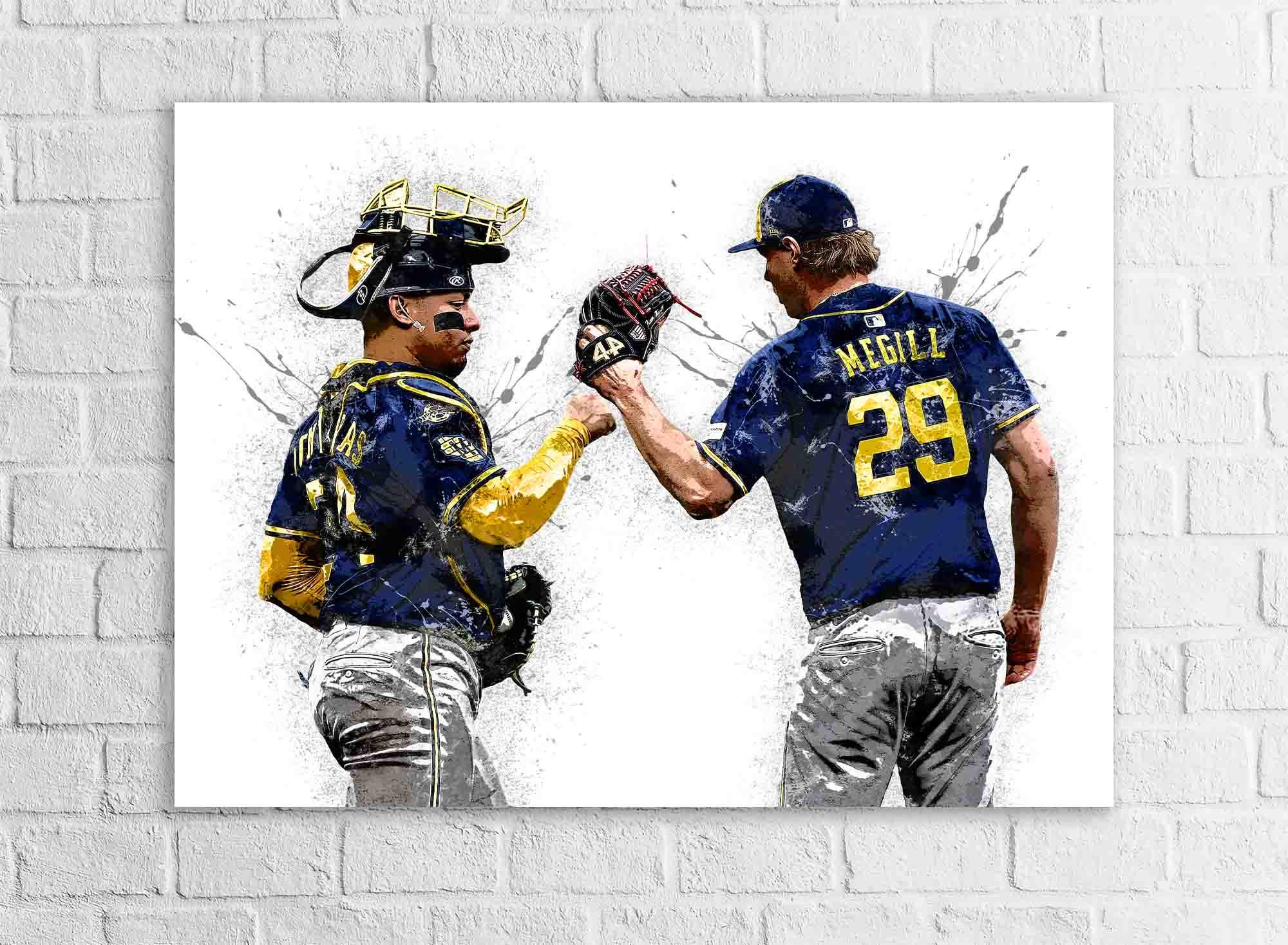 Milwaukee Brewers Poster: Trevor Megill & William Contreras Art Print