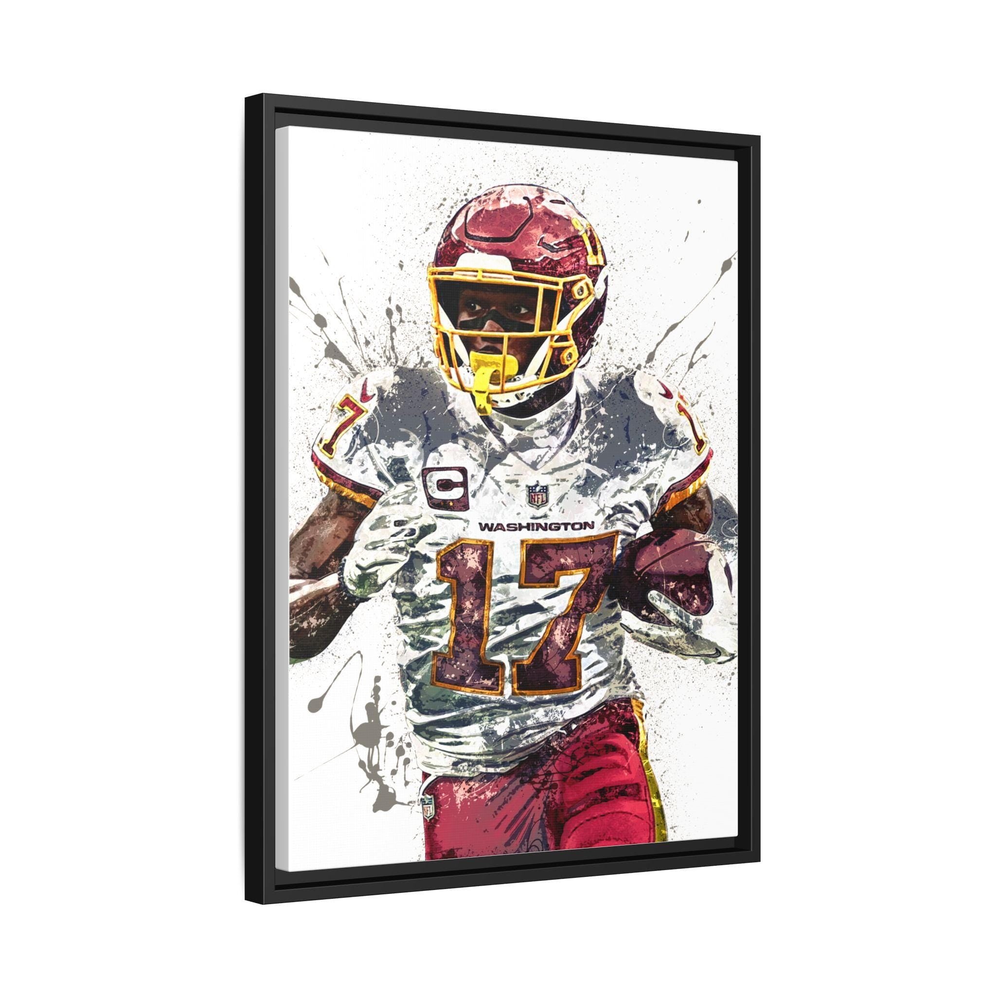 Terry McLaurin Poster, Washington Commanders, Gallery Canvas Wrap or Premium Poster, Fine Art, Man Cave, Kids room, Office