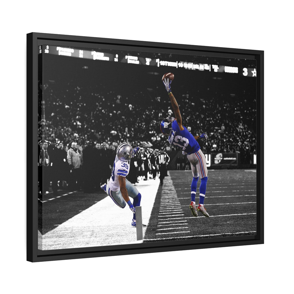 Odell Beckham Jr, "The Catch", New York Giants, Gallery Canvas Wrap or Premium Poster, Fine Art, Wall Decor for Man Cave, Kids room