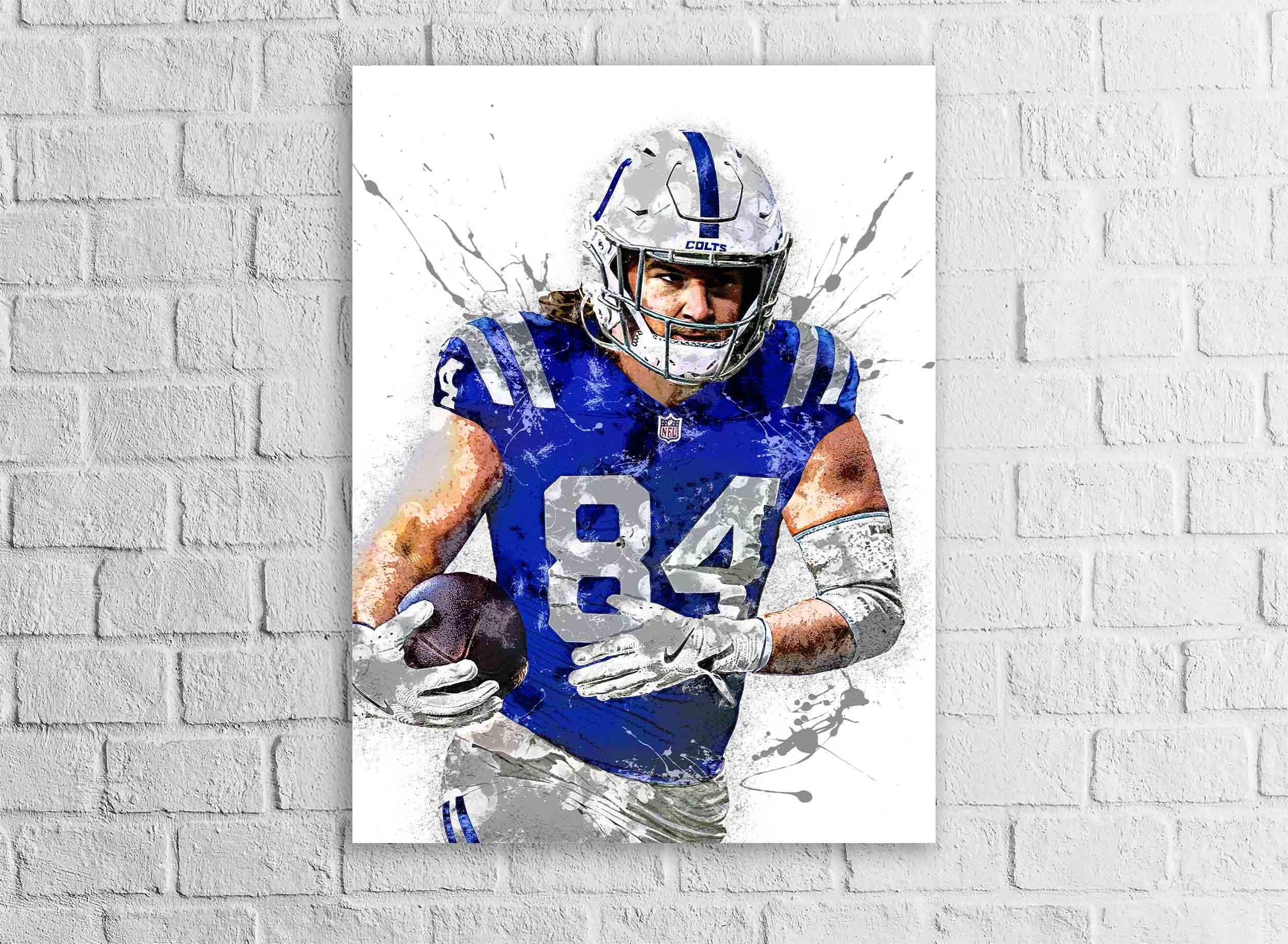 Tyler Warren Indianapolis Colts Poster: Gallery Canvas or Framed Fine Art
