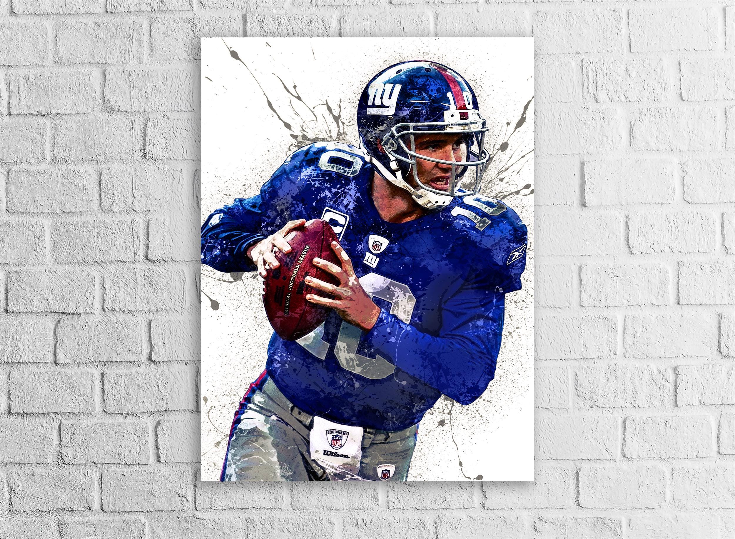 Eli Manning New York Giants Poster: Museum-Quality Fine Art