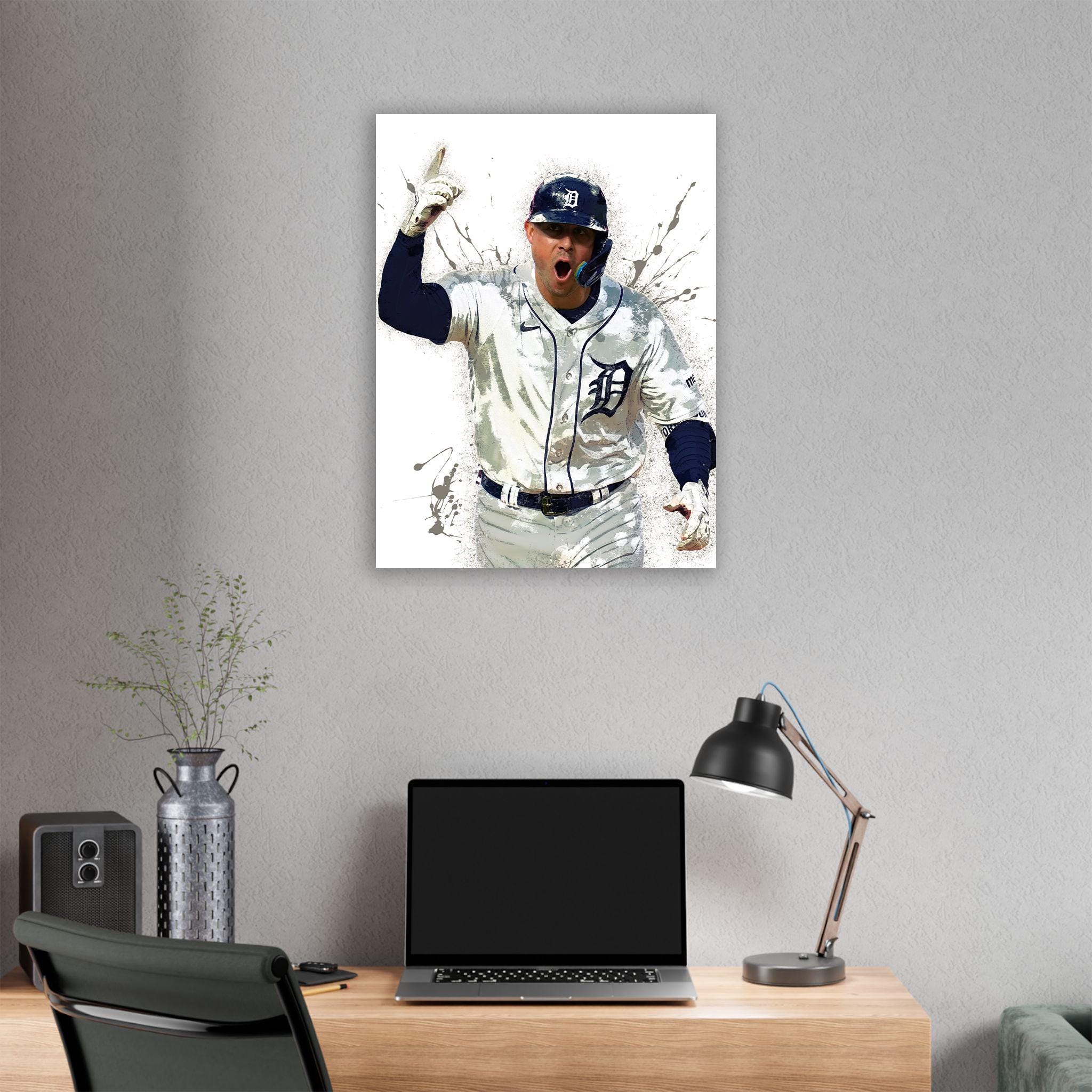 Spencer Torkelson Poster, Detroit Tigers, Gallery Canvas Wrap, Fine Art, Wall Decor for Man Cave, Kids room, Dorm Room
