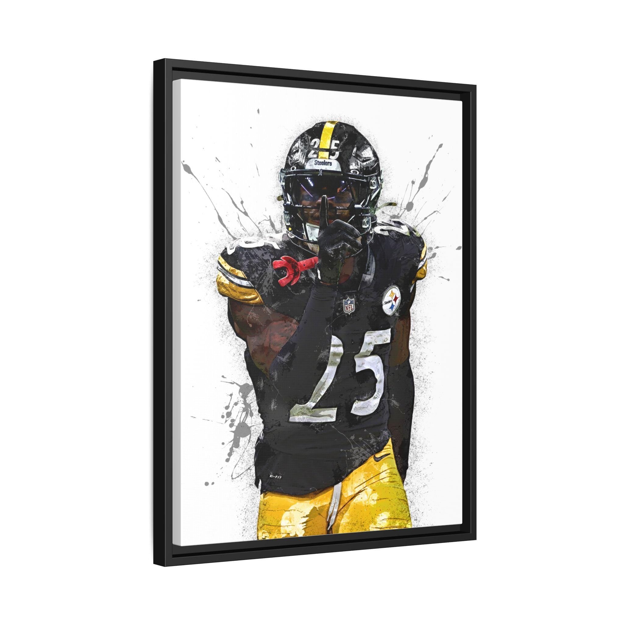 DeShon Elliott Steelers Poster: Man Cave Wall Art, Kids Room Decor