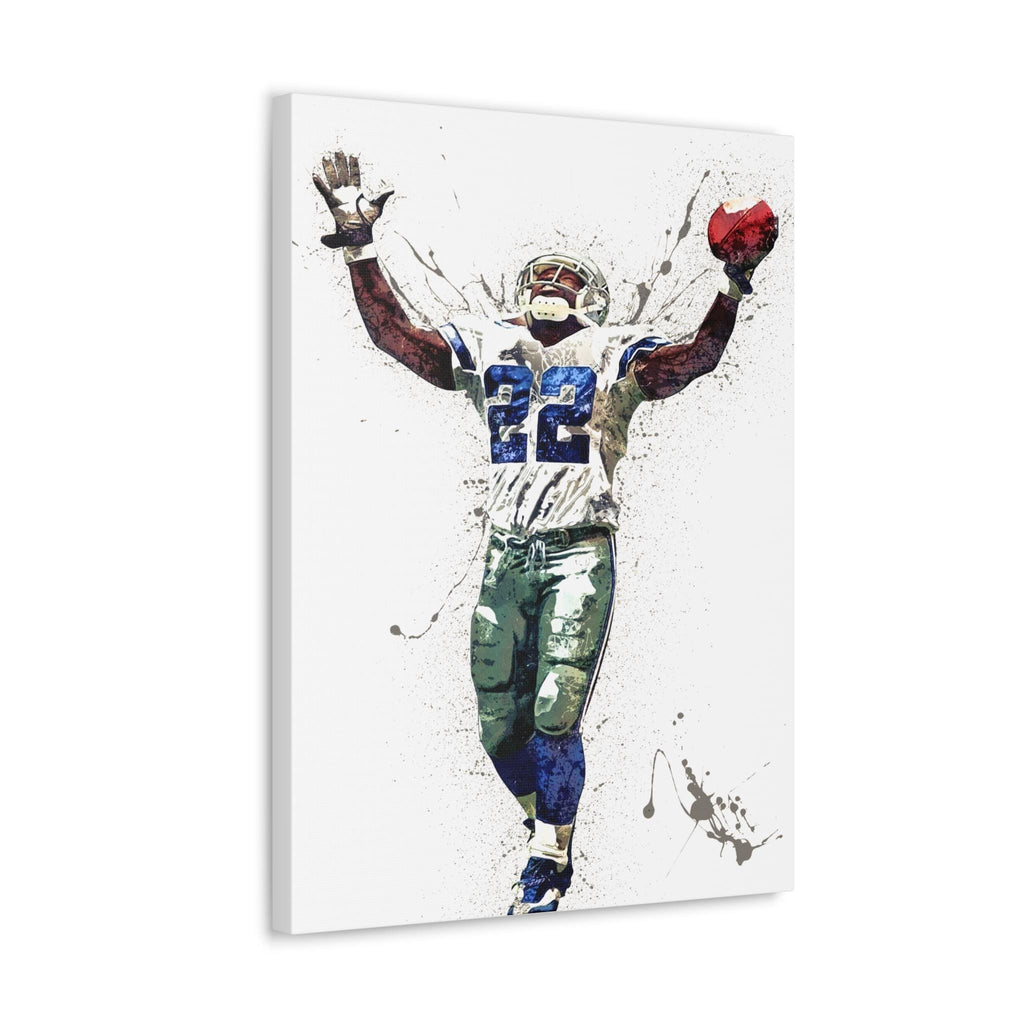 Emmitt Smith Dallas Cowboys Art: Museum-Quality Football Poster or Canvas