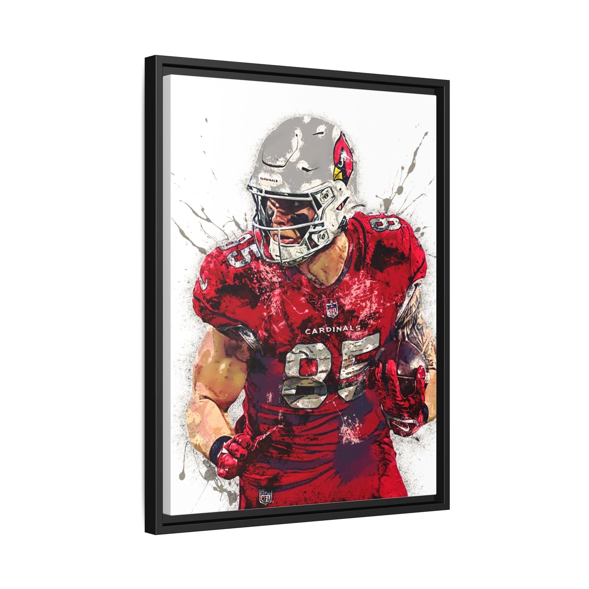 Trey McBride Poster, Arizona Cardinals, Gallery Canvas Wrap or Museum-Quality Poster, Fine Art, Wall Decor for Man Cave, Kids room