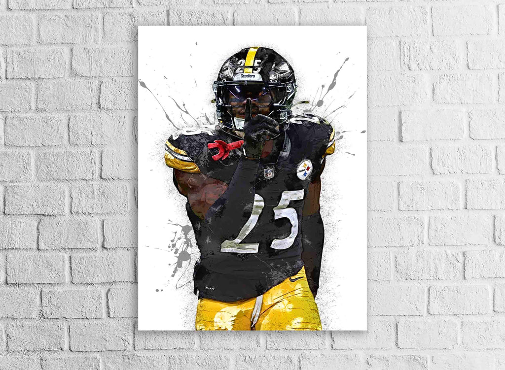 DeShon Elliott Steelers Poster: Man Cave Wall Art, Kids Room Decor