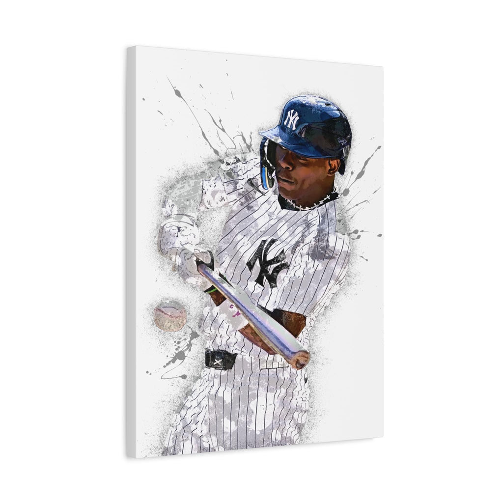Jazz Chisholm Jr. Poster, NY Yankees, Gallery Canvas Wrap or Museum-Quality Poster Print, Fine Art, Man Cave, Office or Dorm Room