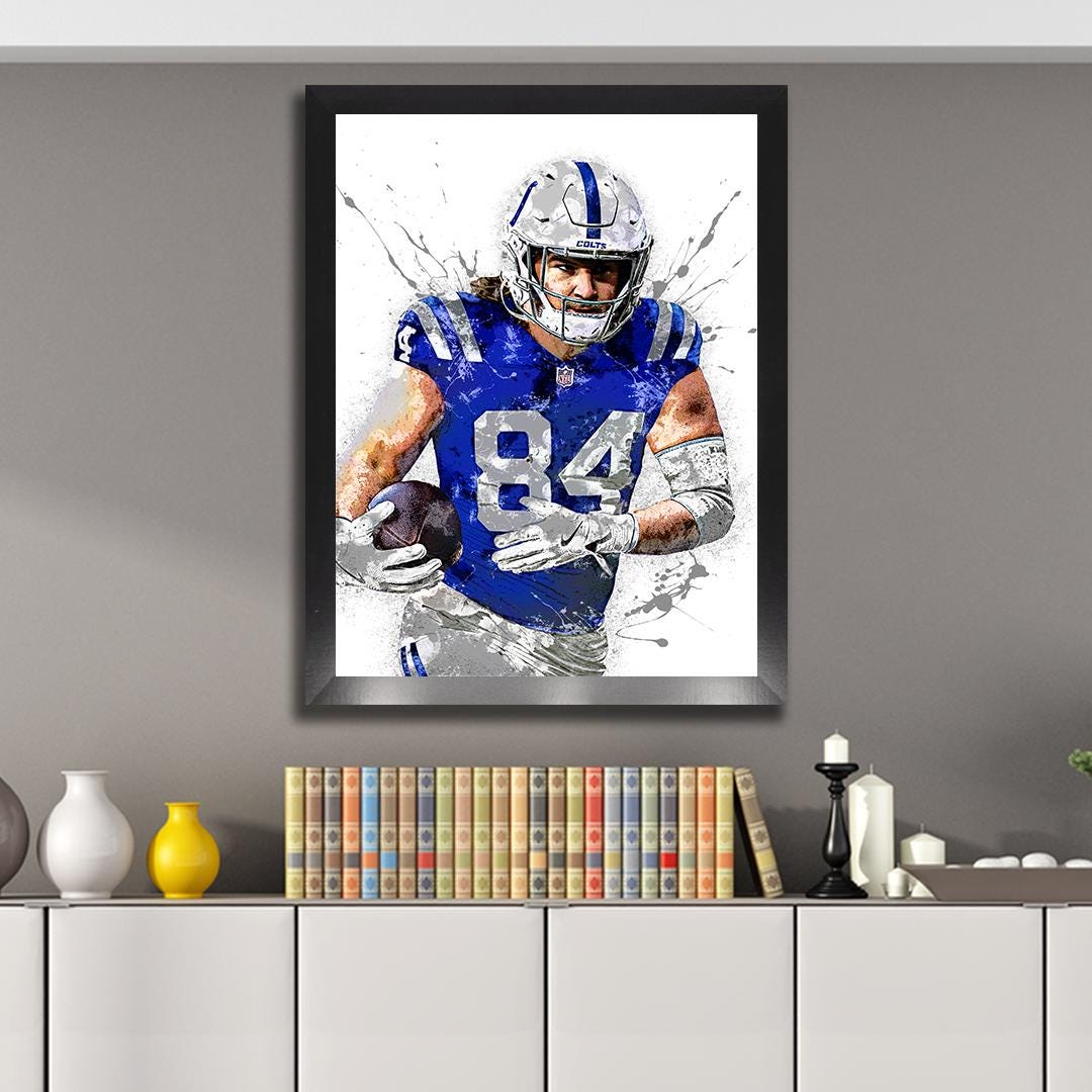 Tyler Warren Indianapolis Colts Poster: Gallery Canvas or Framed Fine Art