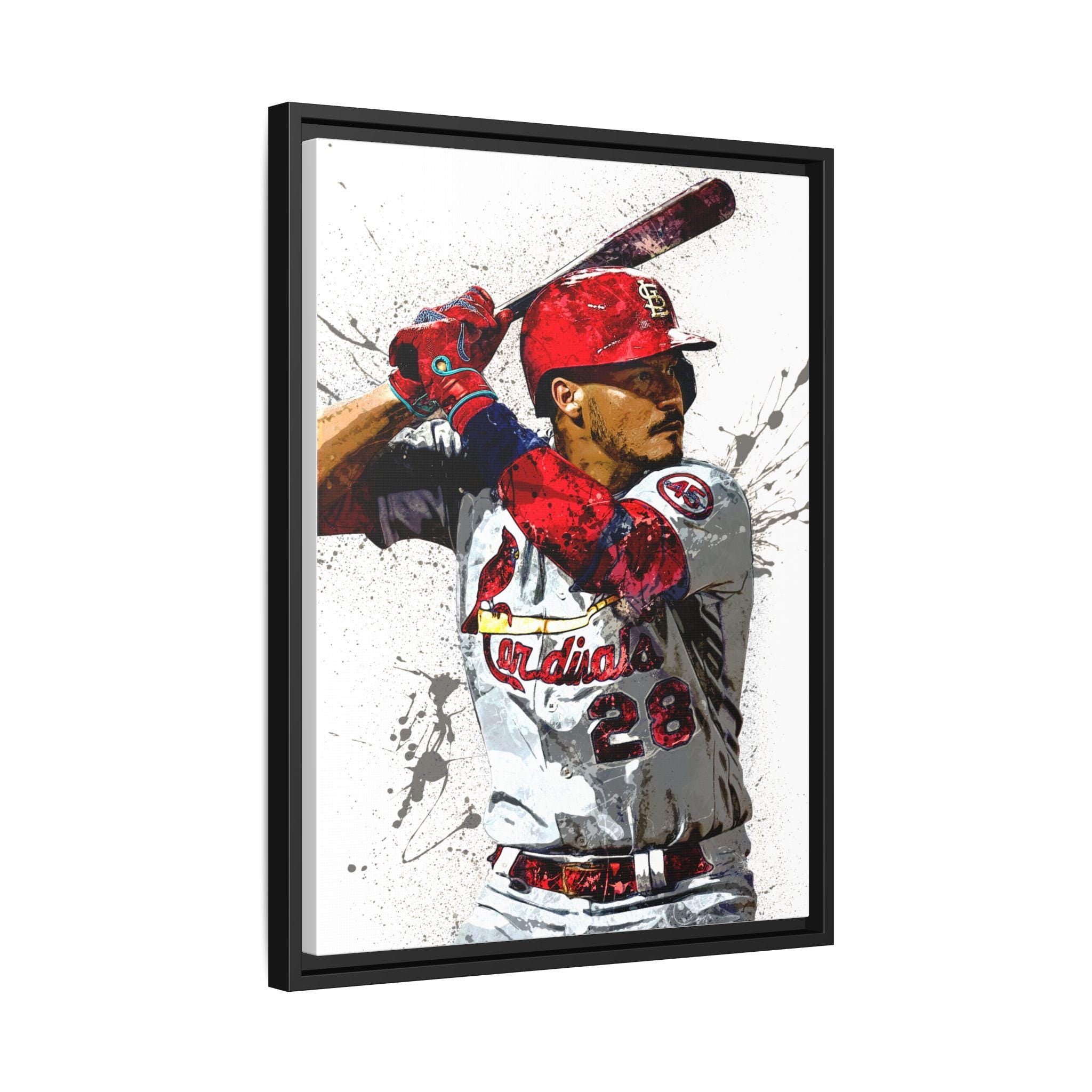 Nolan Arenado Poster, St. Louis Cardinals, Gallery Canvas Wrap or Museum-Quality Poster, Man Cave, Kids room, Dorm Room, Kids Room