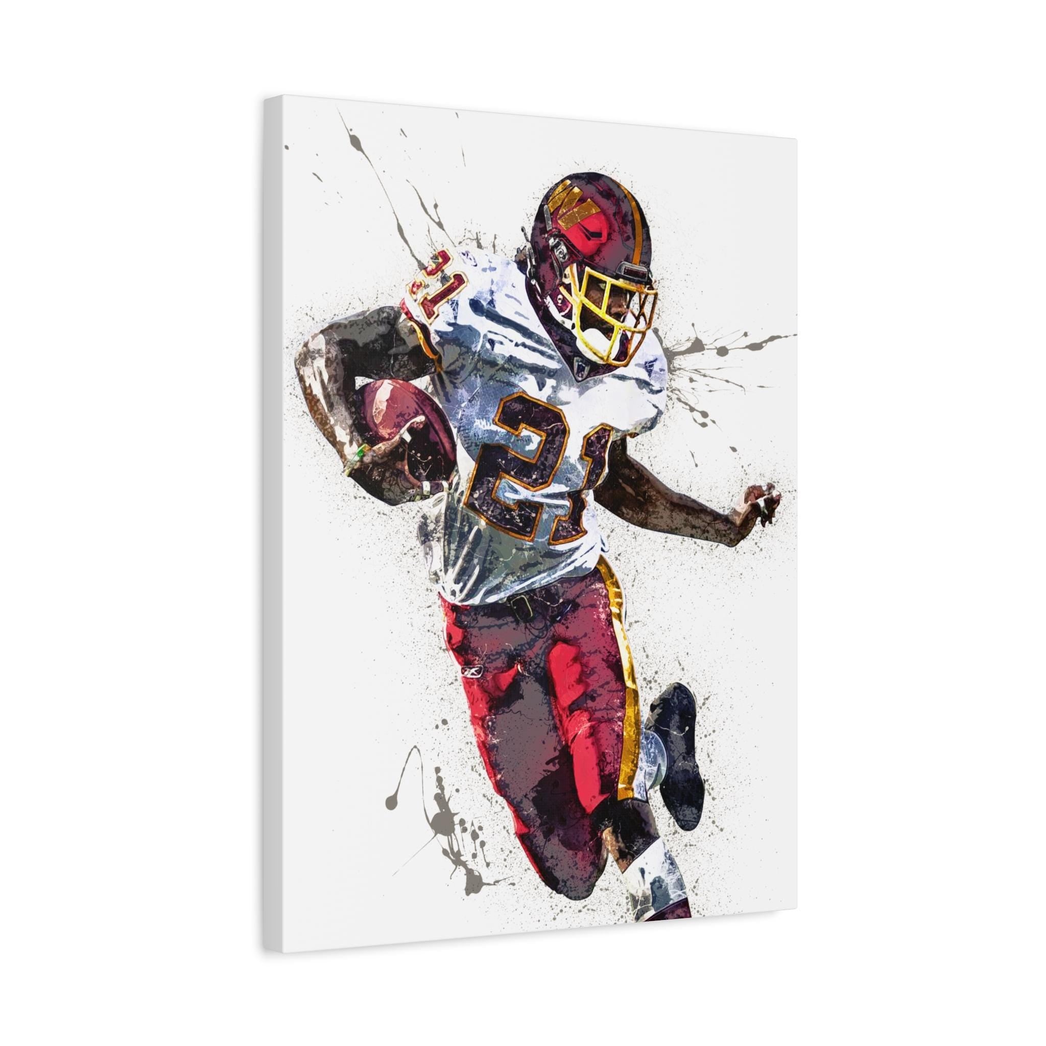 Sean Taylor Poster, Washington Commanders, Gallery Canvas Wrap or Premium Poster, Fine Art, Man Cave, Kids room