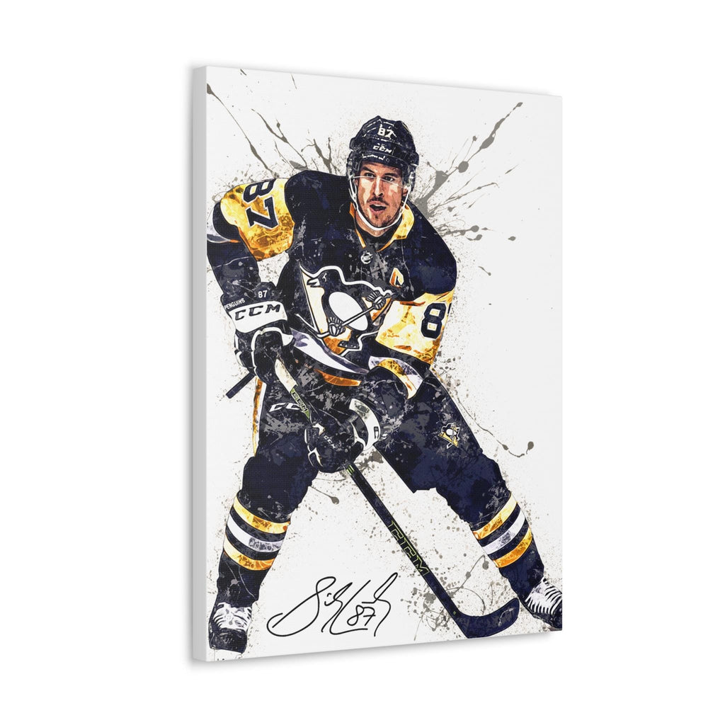 Sidney Crosby Poster, Canvas Print: Pittsburgh Penguins Wall Art