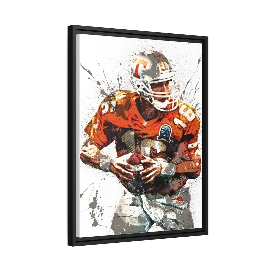 Peyton Manning Poster, Tennessee, Gallery Canvas Wrap or Museum-Quality Poster, Fine Art, Man Cave, Kids room