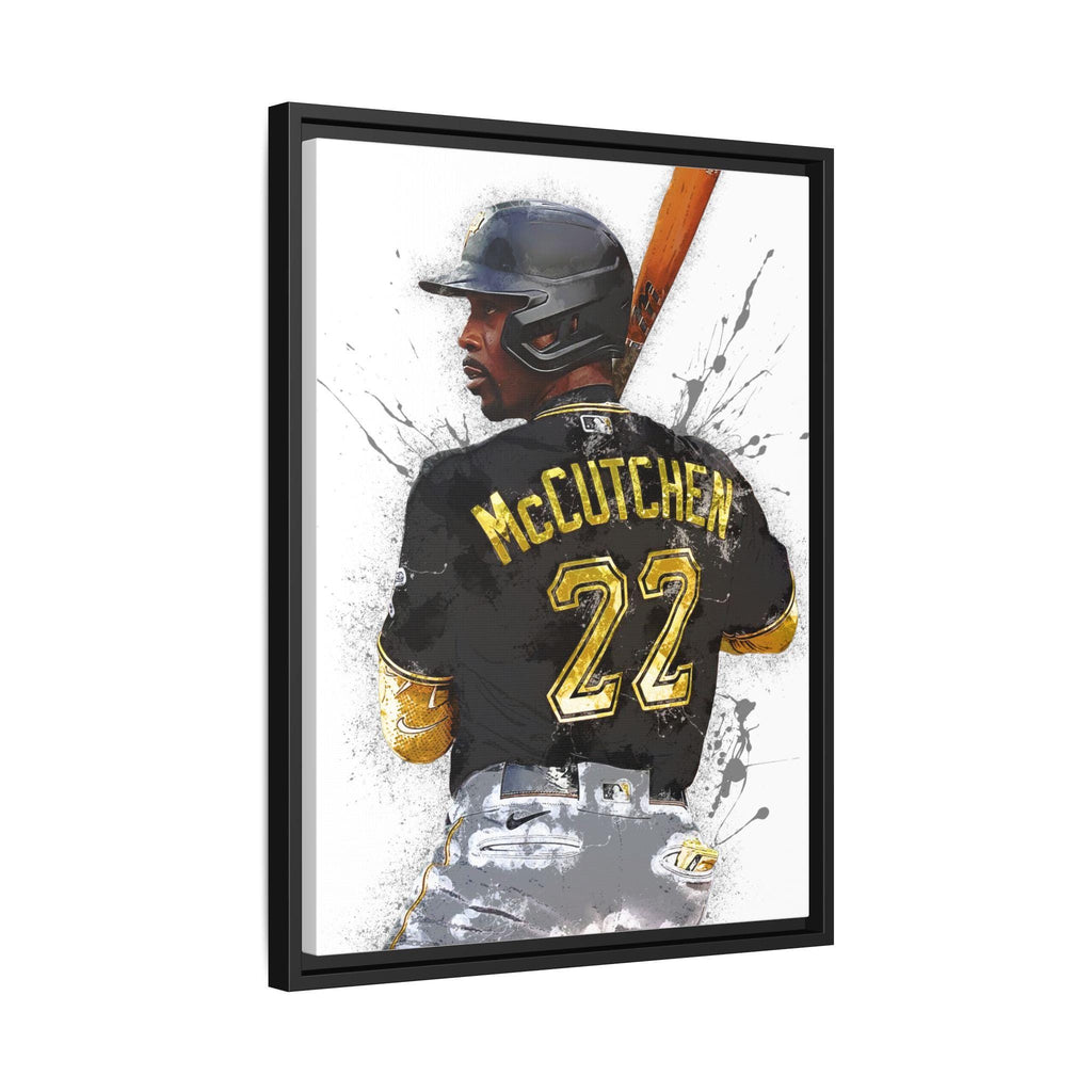 Andrew McCutchen Poster, Pittsburgh Pirates, Gallery Canvas Wrap or Museum-Quality Poster Print, Man Cave, Office, Dorm Room or Kids Room