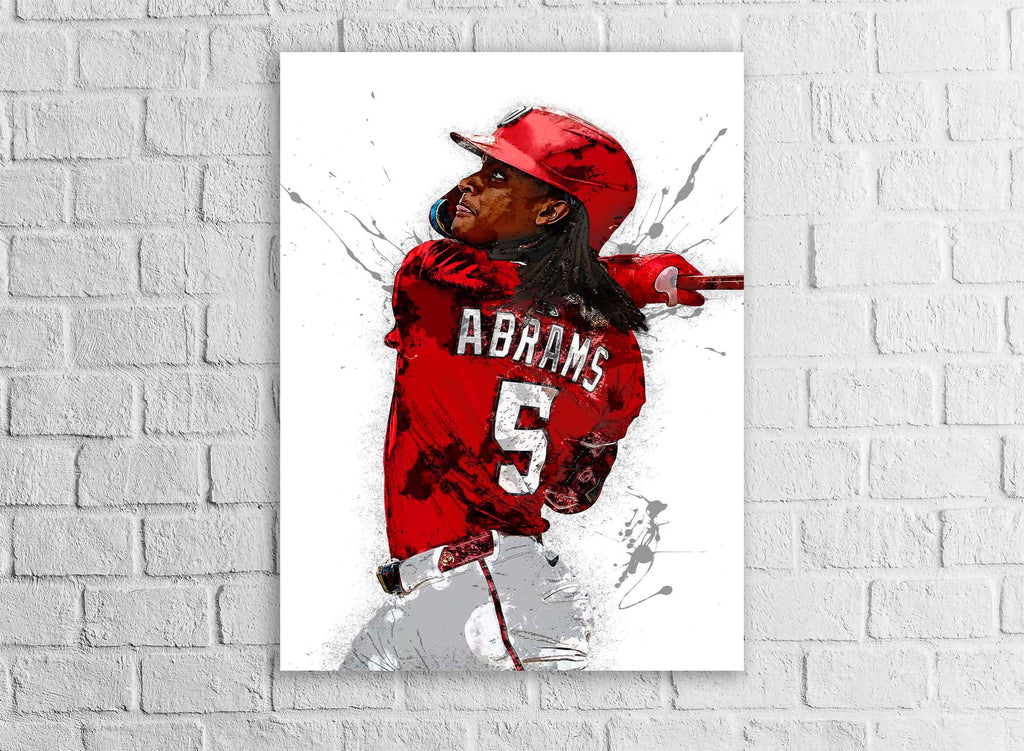 CJ Abrams Poster: Washington Nationals Canvas or Fine Art Print