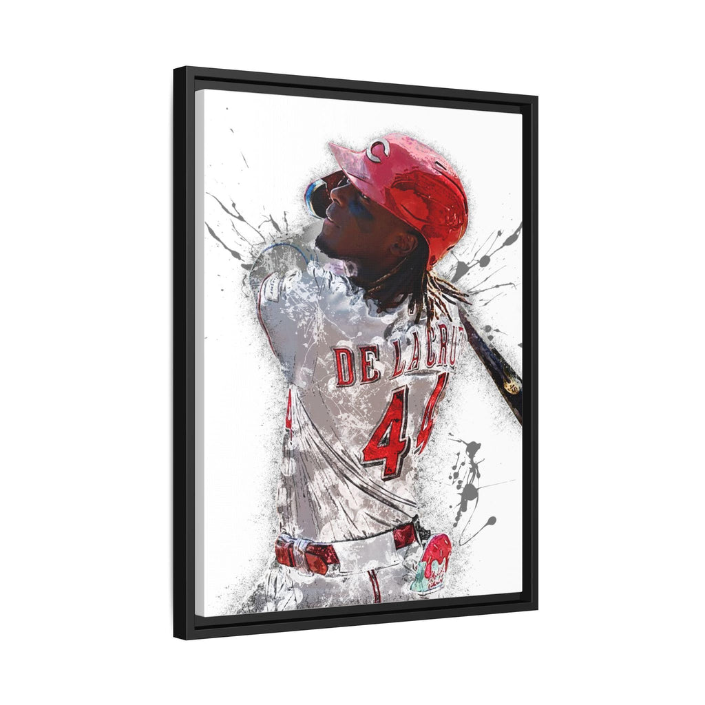 Elly De La Cruz Poster, Cincinnati Reds, Gallery Canvas Wrap or Museum-Quality Poster, Man Cave, Kids room, Office