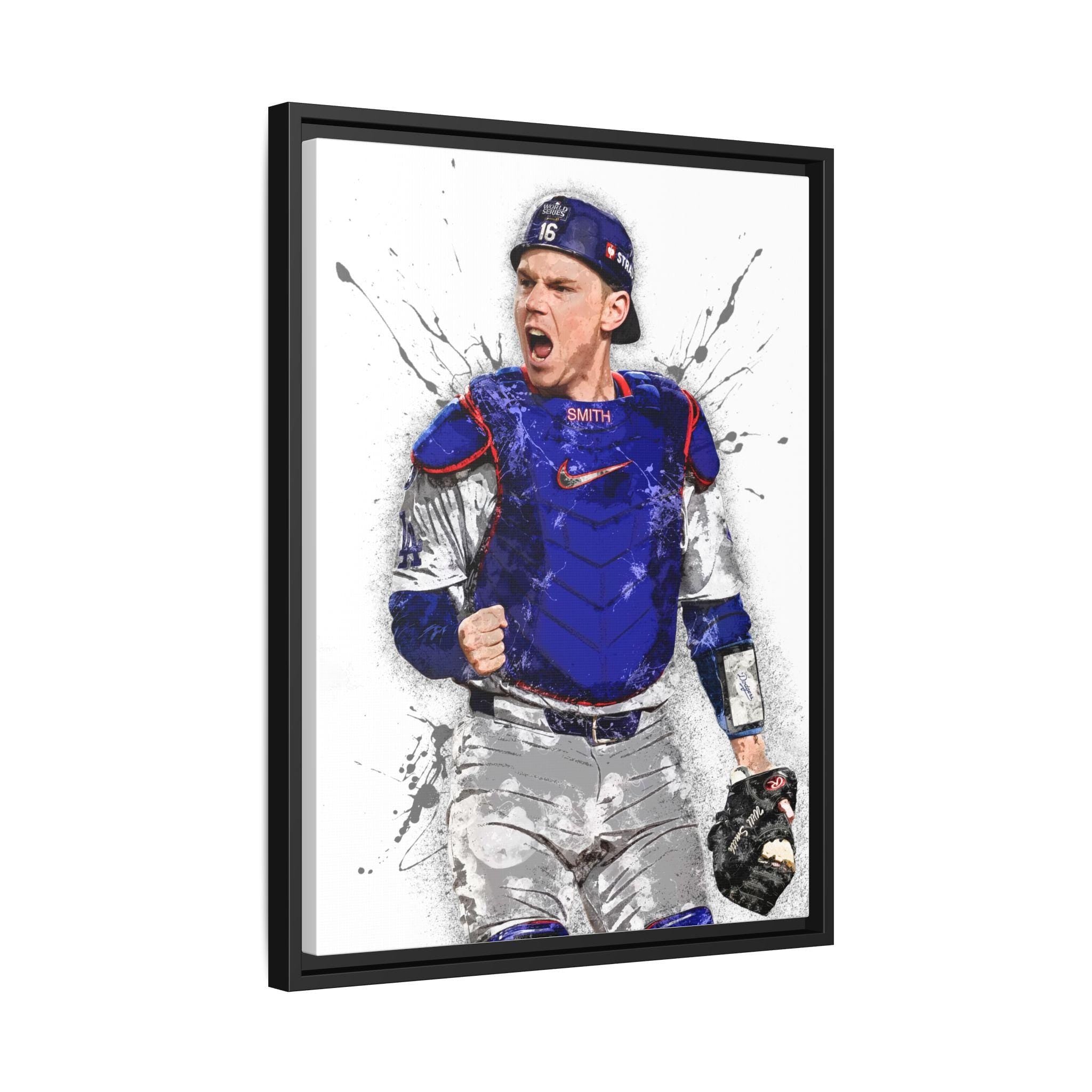Will Smith Poster, Los Angeles Dodgers, Gallery Canvas Wrap, Fine Art, Wall Decor for Man Cave, Kids room, Dorm Room