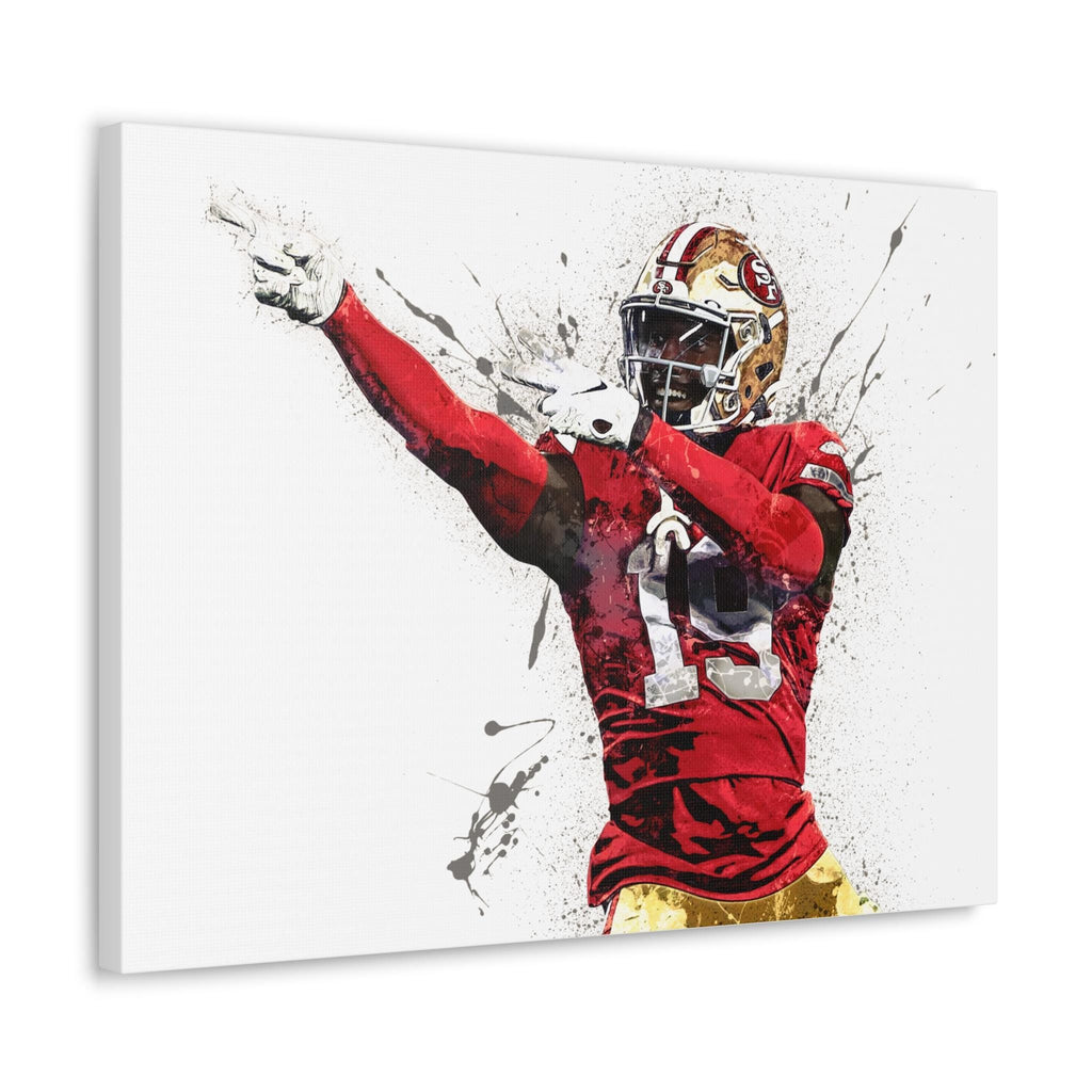 Deebo Samuel Poster, San Francisco 49ers, Gallery Canvas Wrap or Premium Poster, Fine Art Quality, Man Cave, Kids room