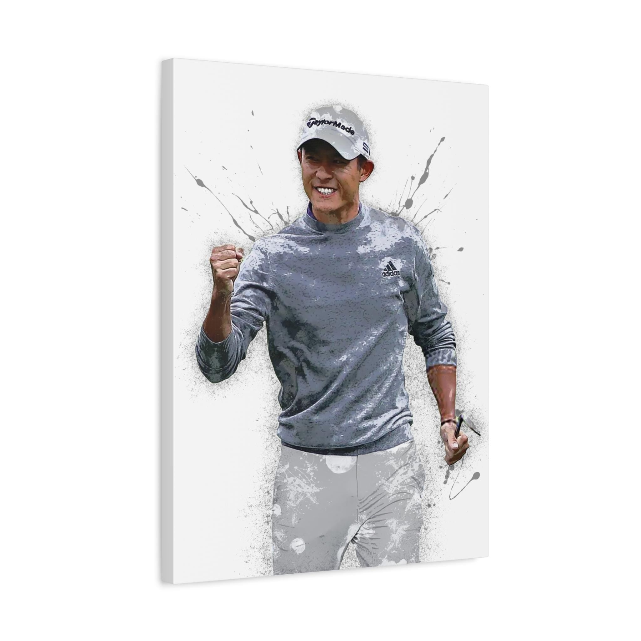 Collin Morikawa Poster, PGA Tour, Gallery Canvas Wrap or Premium Poster, Golf Wall Decor, Man Cave, Kids room, Office