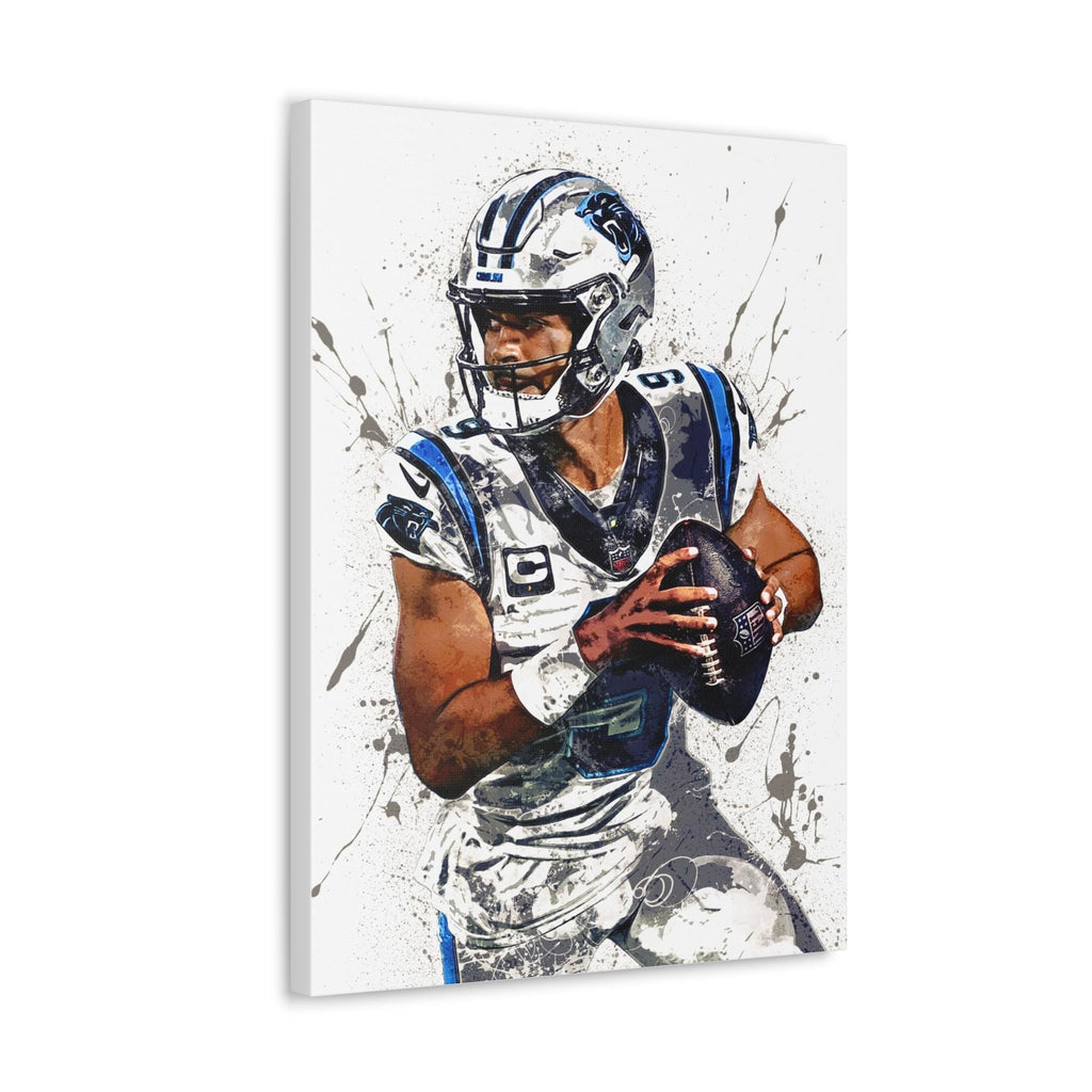 Bryce Young Poster, Carolina Panthers, Gallery Canvas Wrap, Museum-Quality Poster, Wall Art, Man Cave, Kids room, Office
