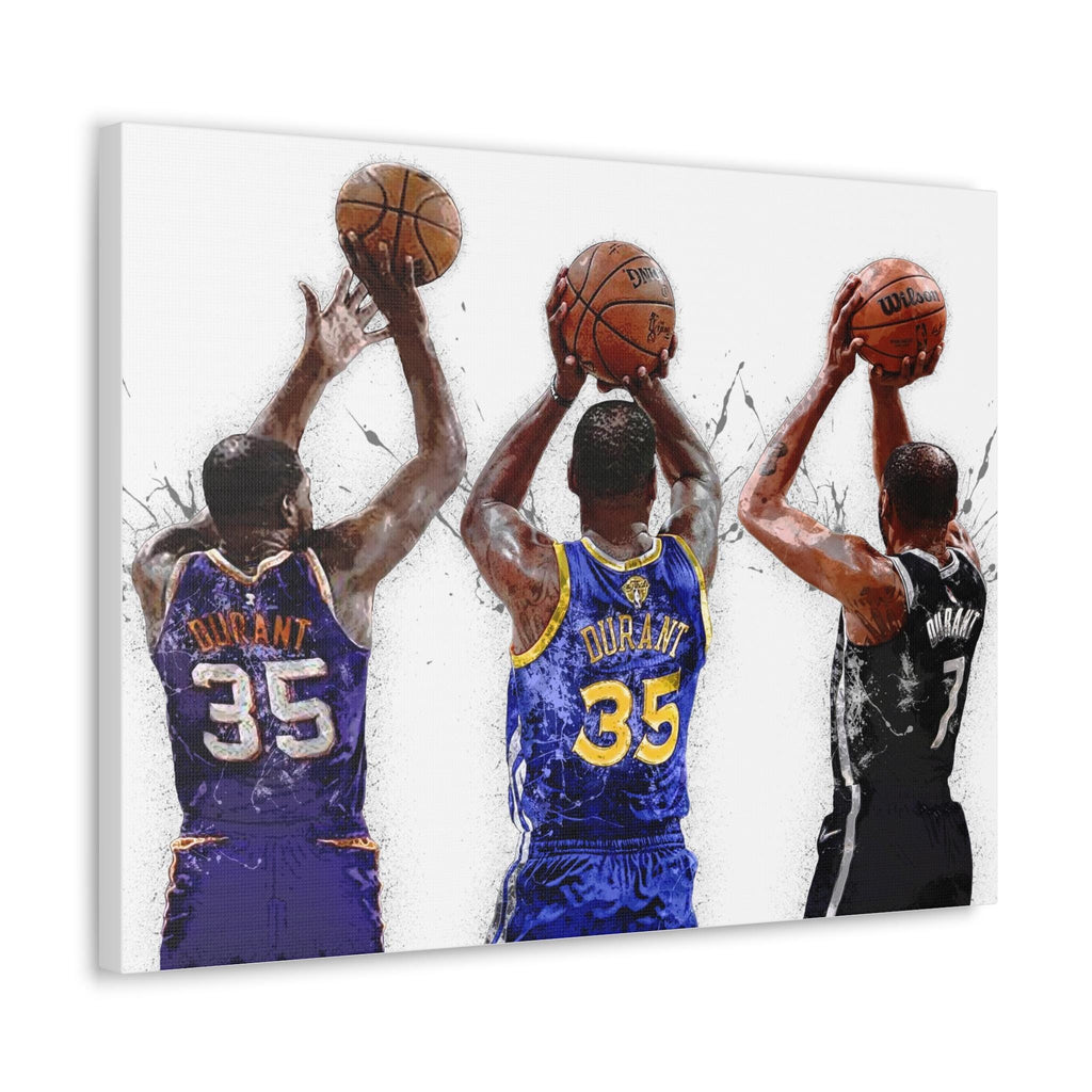 Kevin Durant Poster, Through the Years, Gallery Canvas Wrap or Museum-Quality Poster, Fine Art, Man Cave, Kids room, Dorm Room
