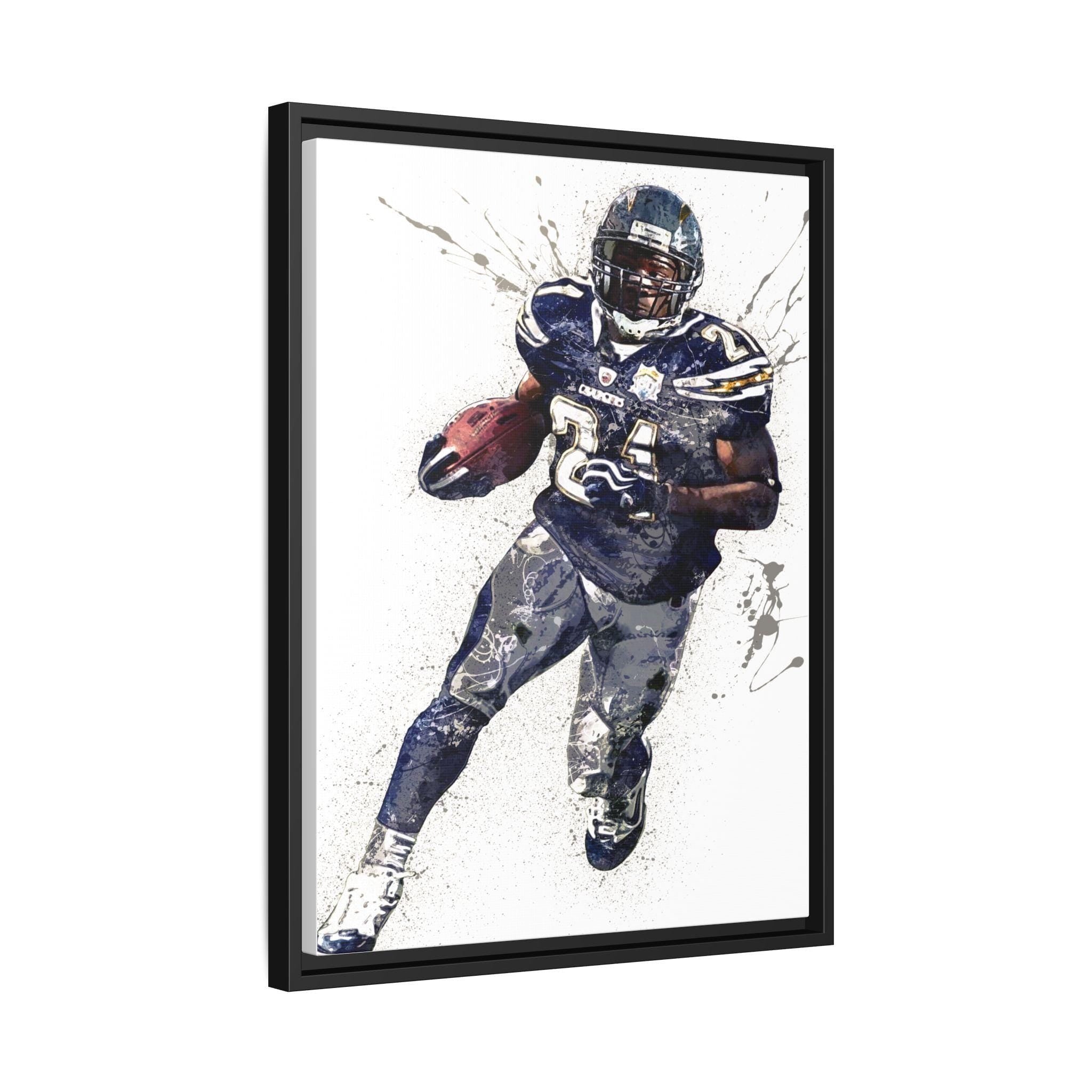 LaDainian Tomlinson Poster: Los Angeles Chargers Fine Art