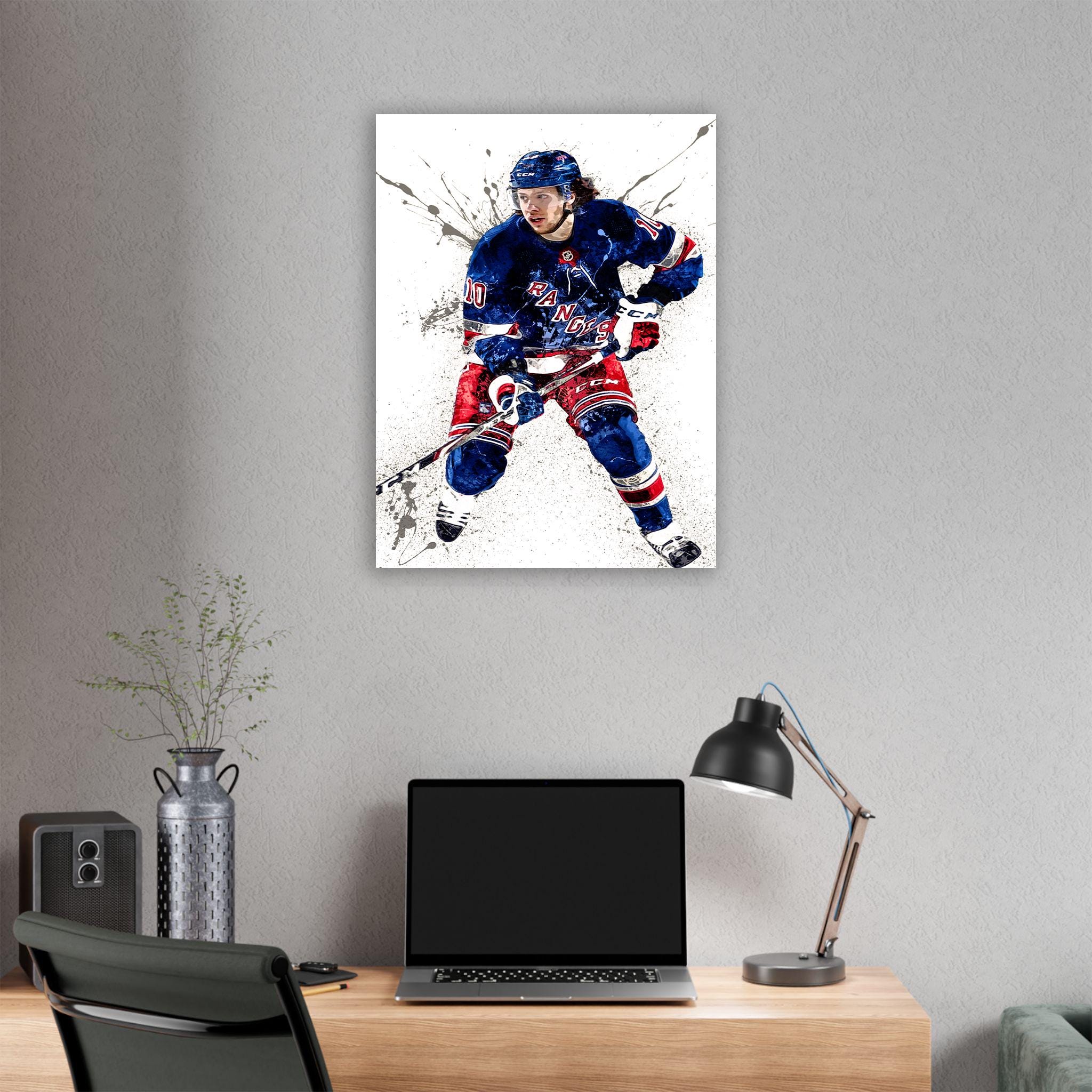 Artemi Panarin Poster, New York Rangers, Gallery Canvas Wrap or Museum-Quality Poster, Man Cave, Kids room, Office