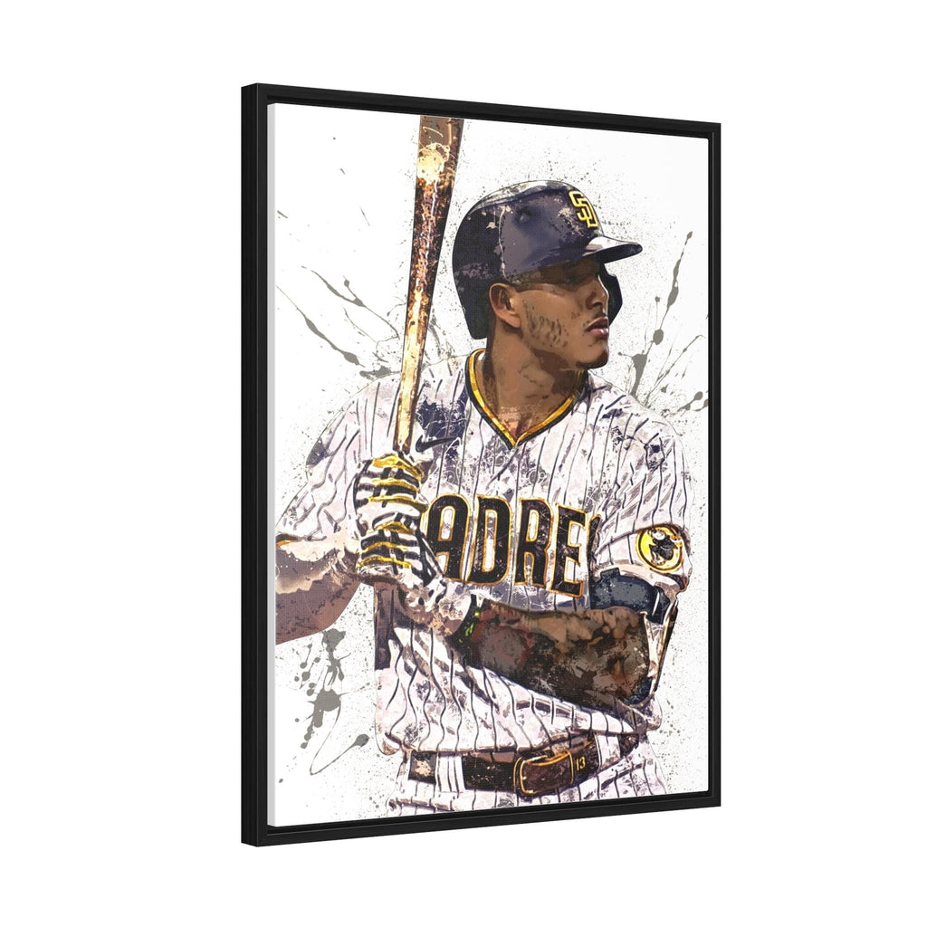 Manny Machado Poster, San Diego Padres, Gallery Canvas Wrap, Fine Art, Wall Decor for Man Cave, Kids room, Dorm Room