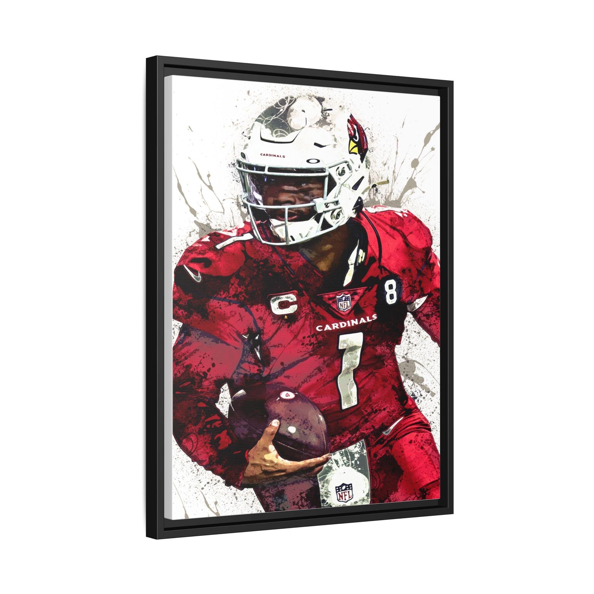 Kyler Murray Poster, Arizona Cardinals, Gallery Canvas Wrap or Museum-Quality Poster, Fine Art, Wall Decor for Man Cave, Kids room