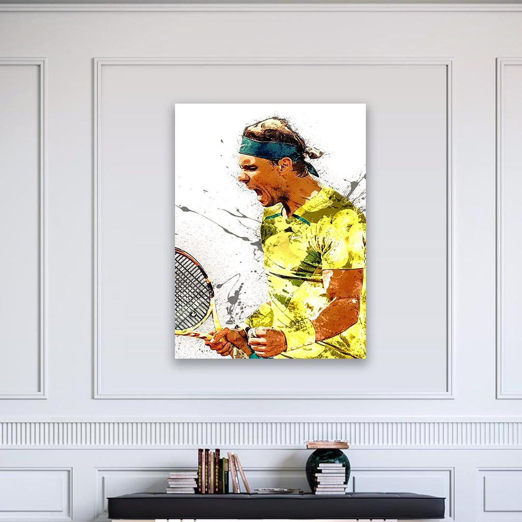 Rafael Nadal Poster, Gallery Canvas Wrap or Premium Poster, Quality, Man Cave, Office, Dorm Room, Kids room