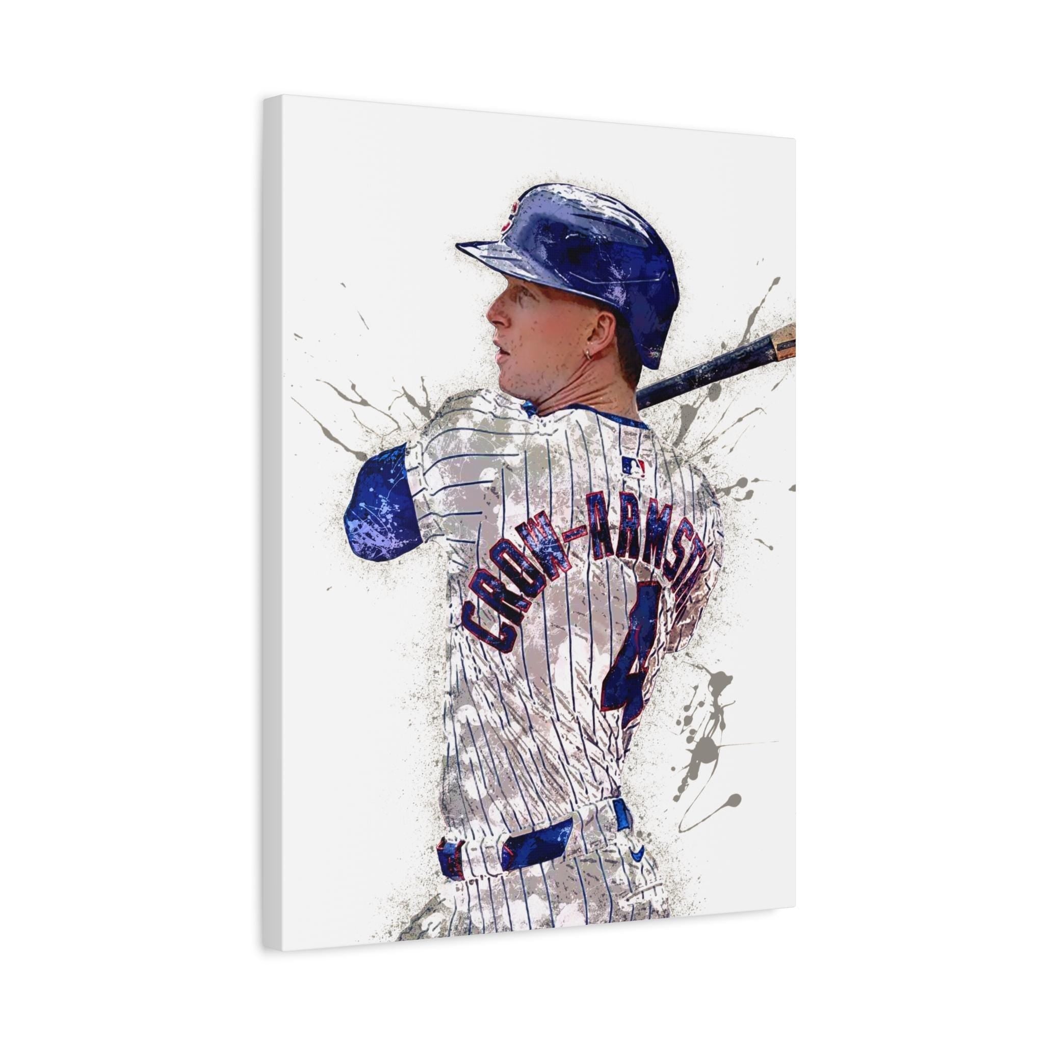 Pete Crow-Armstrong Chicago Cubs Art: Gallery Canvas or Museum Poster