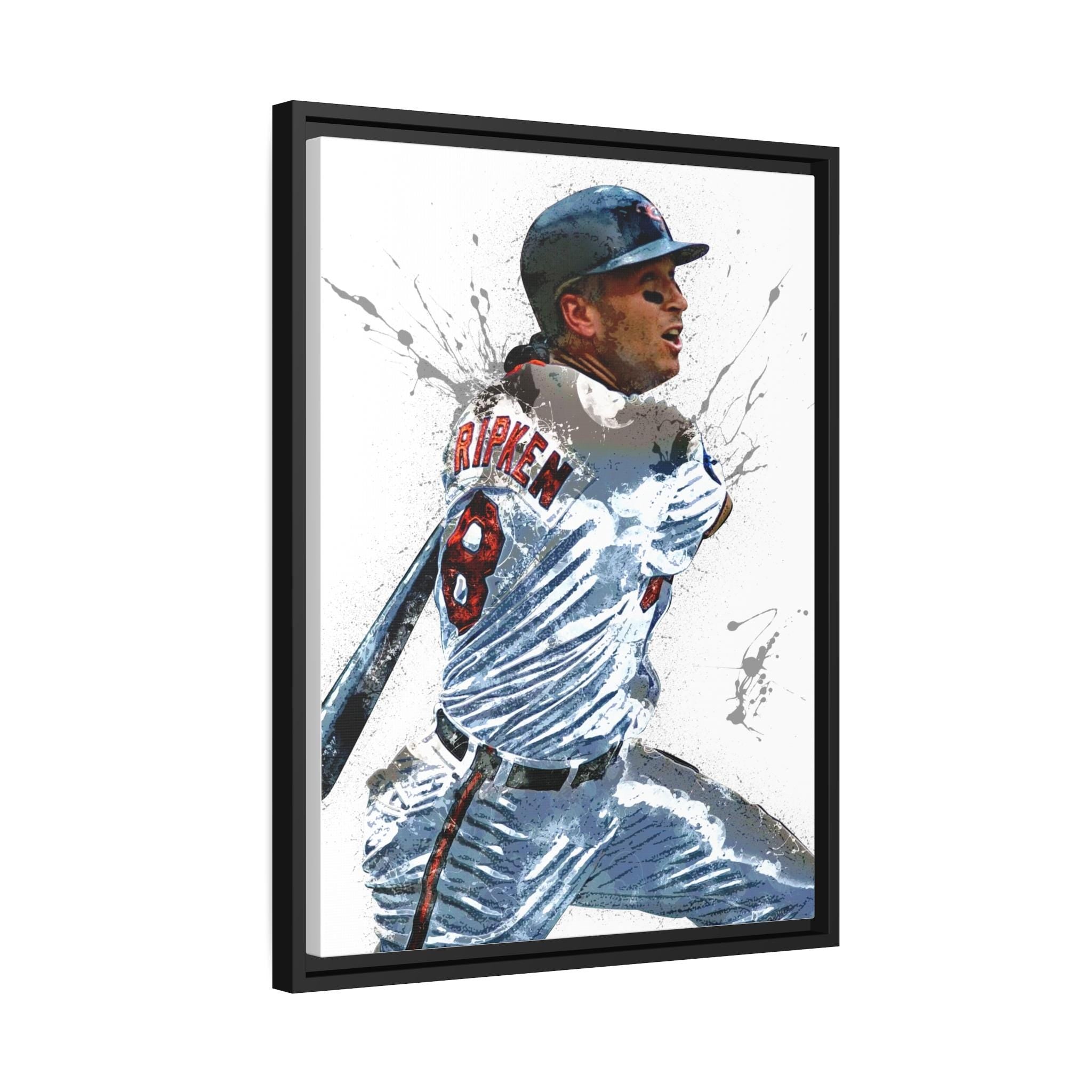 Cal Ripken Jr. Poster, Baltimore Orioles, Gallery Canvas Wrap or Museum-Quality Poster, Fine Art, Man Cave, Kids room, Dorm Room, Kids Room