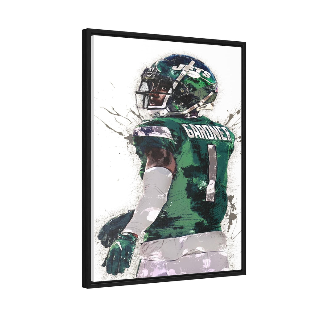 Sauce Gardner NY Jets Poster: Fine Art Canvas Wrap