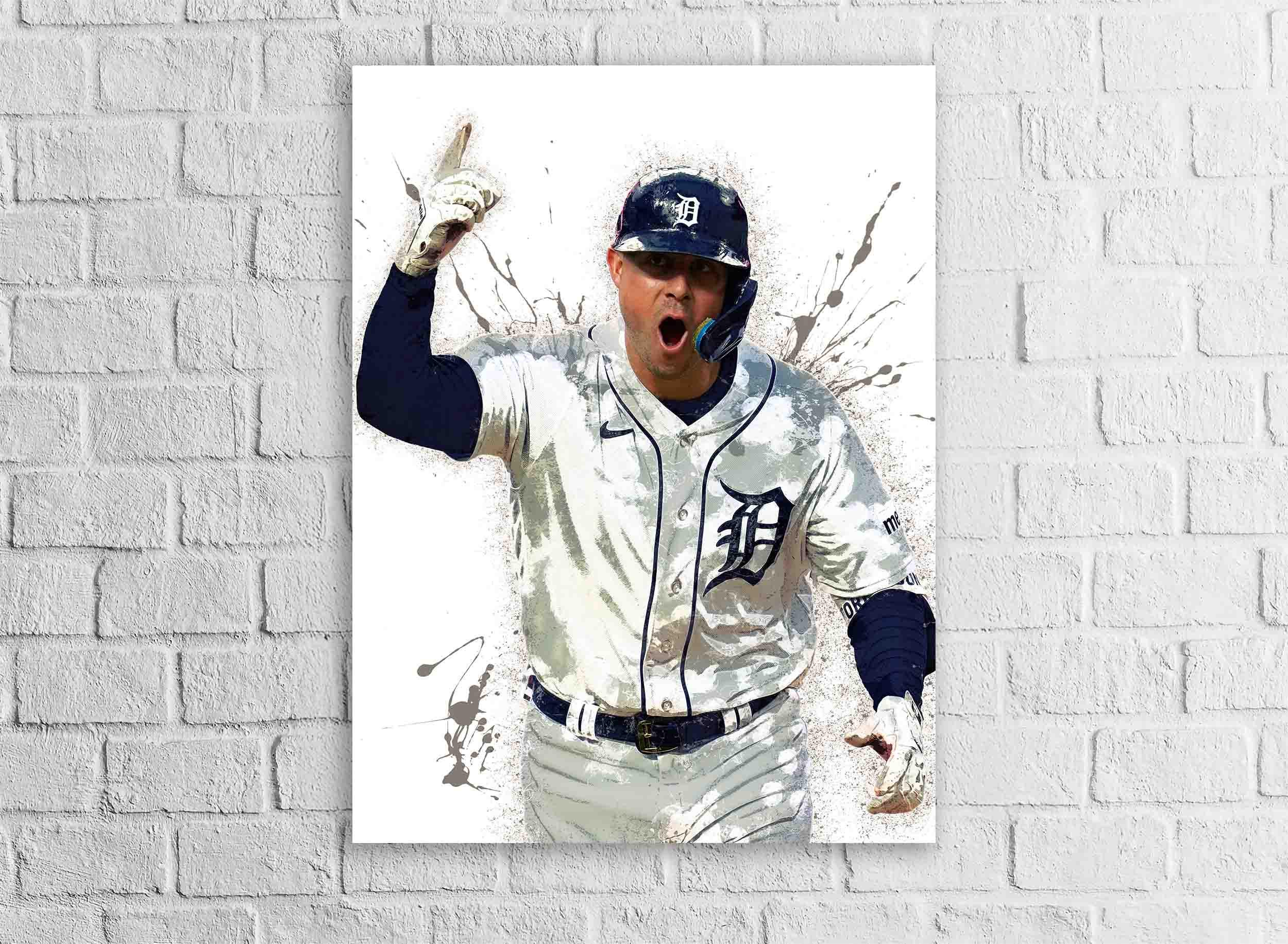 Spencer Torkelson Poster, Detroit Tigers, Gallery Canvas Wrap, Fine Art, Wall Decor for Man Cave, Kids room, Dorm Room